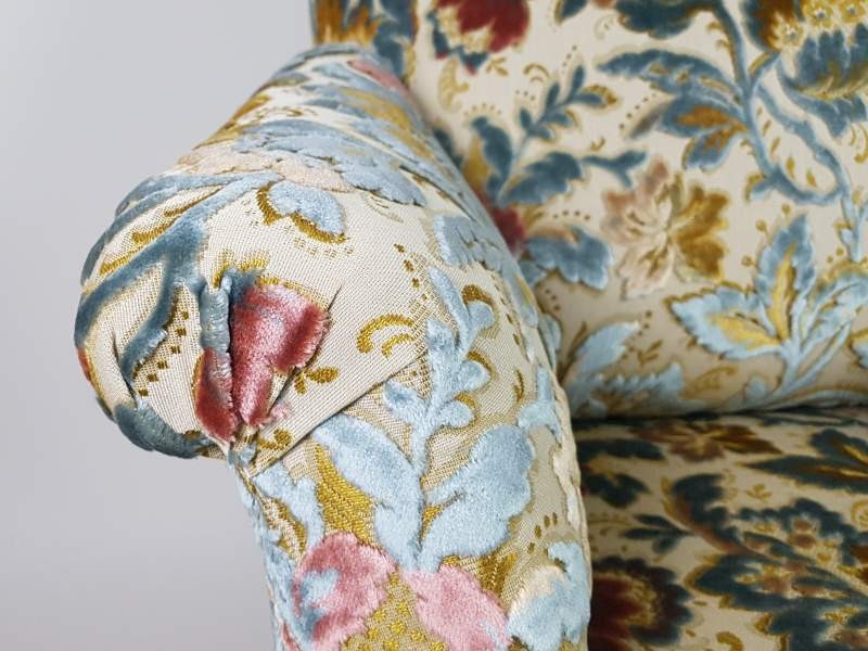Arm Chair and Foot Stool