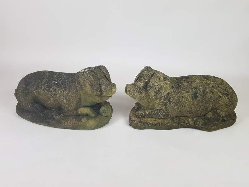 Pair of Garden Pigs