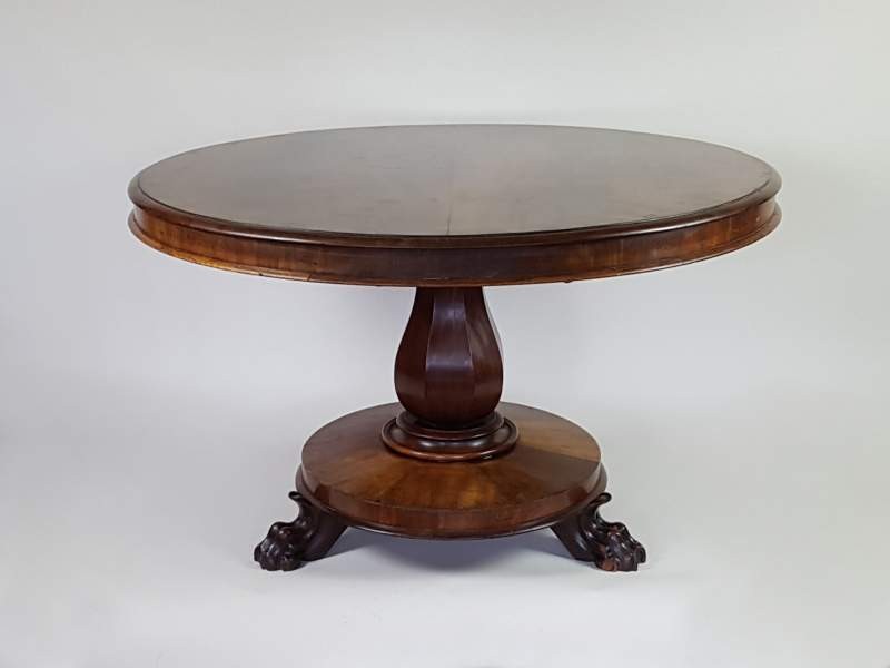 Large mahogany Victorian Tilt Top Table