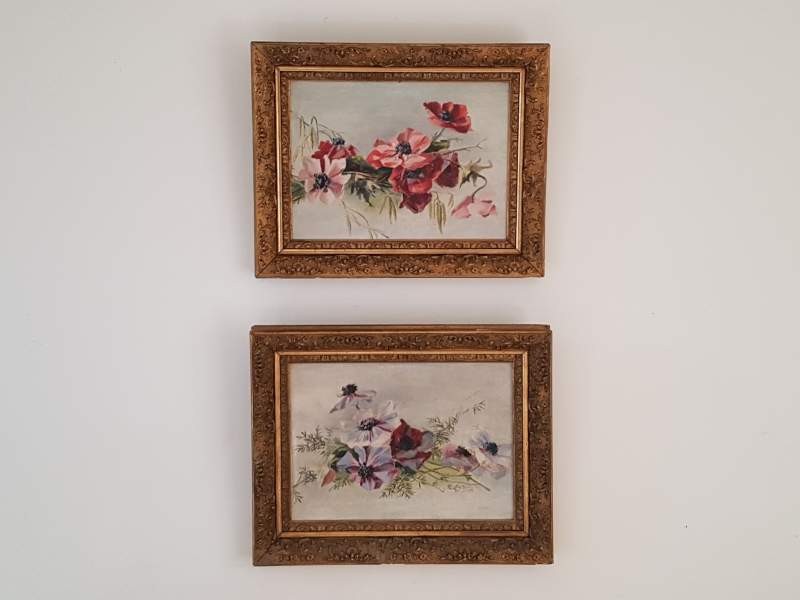 Pair of Floral Still Lifes