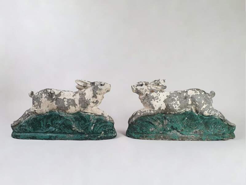 Pair of Garden Hares