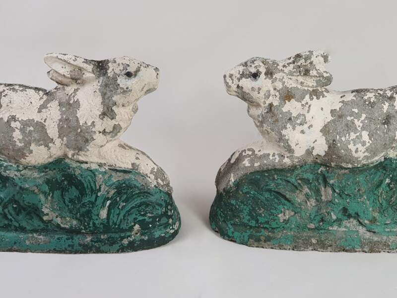 Pair of Garden Hares