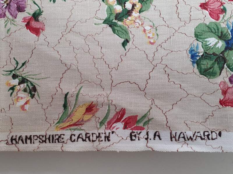 Linen Floral Fabric