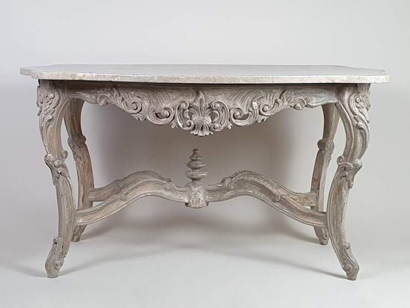 Italian 19th century marble topped Console Table