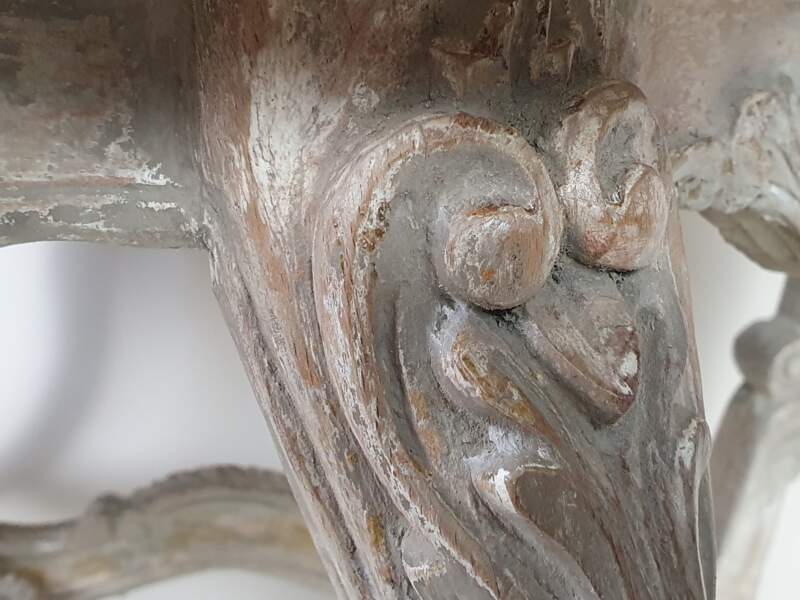 Italian 19th century marble topped Console Table