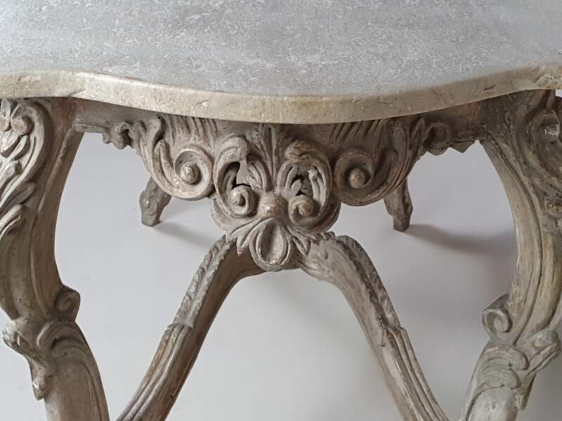 Italian 19th century marble topped Console Table