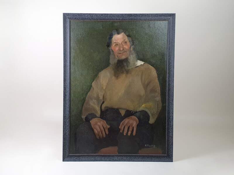 Large striking Swedish portrait of a Sailor
