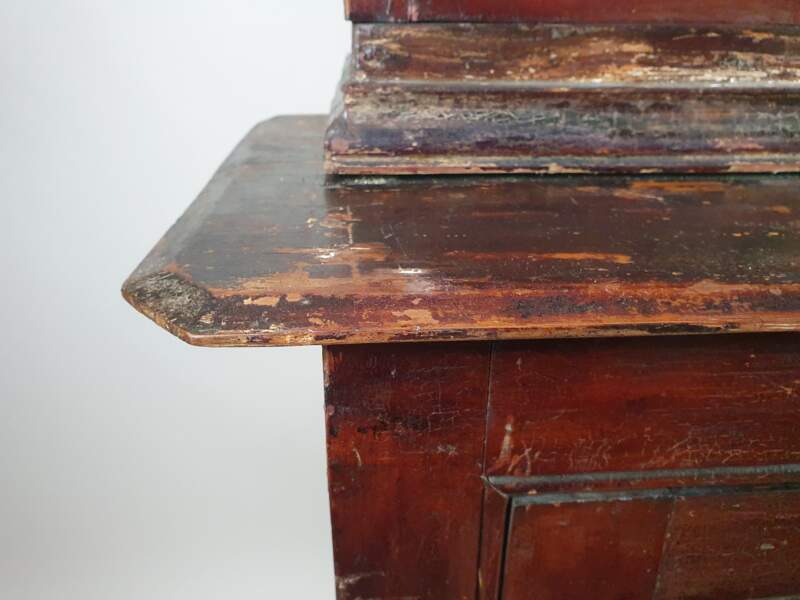 Irish Country House Glass Cupboard or Dresser