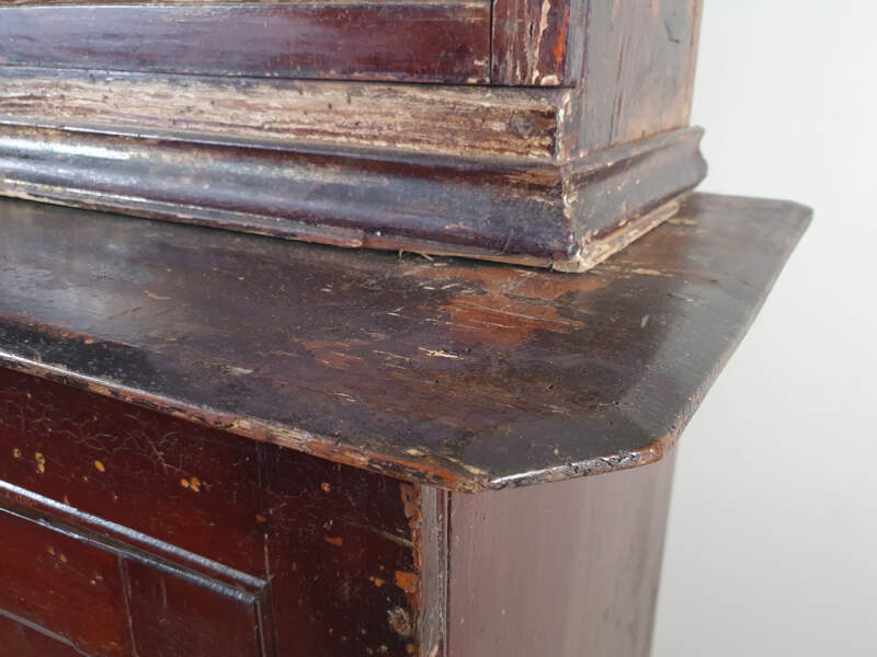 Irish Country House Glass Cupboard or Dresser