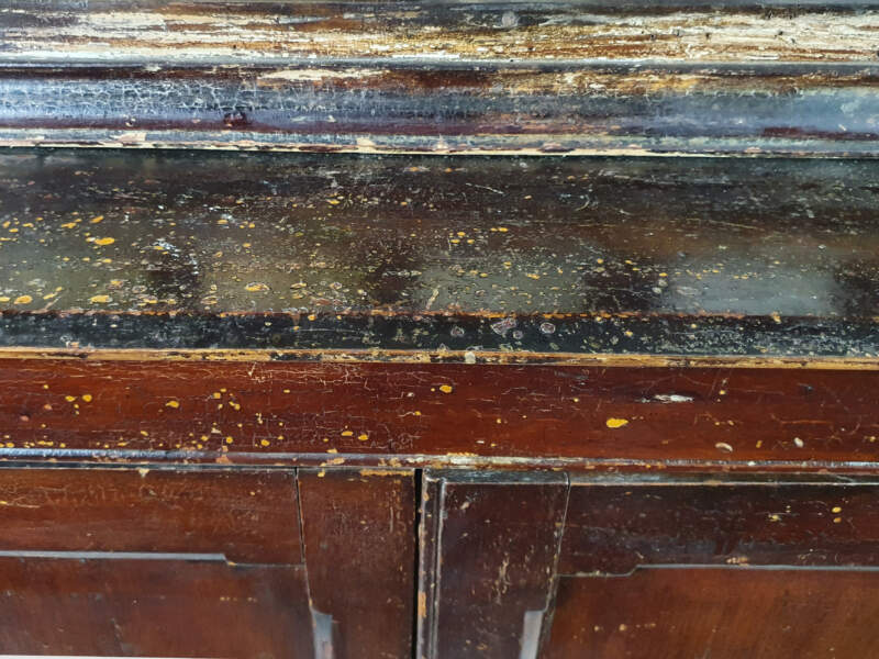 Irish Country House Glass Cupboard or Dresser
