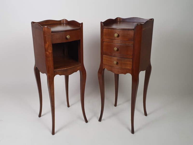 Pair of petite French Bedside Tables