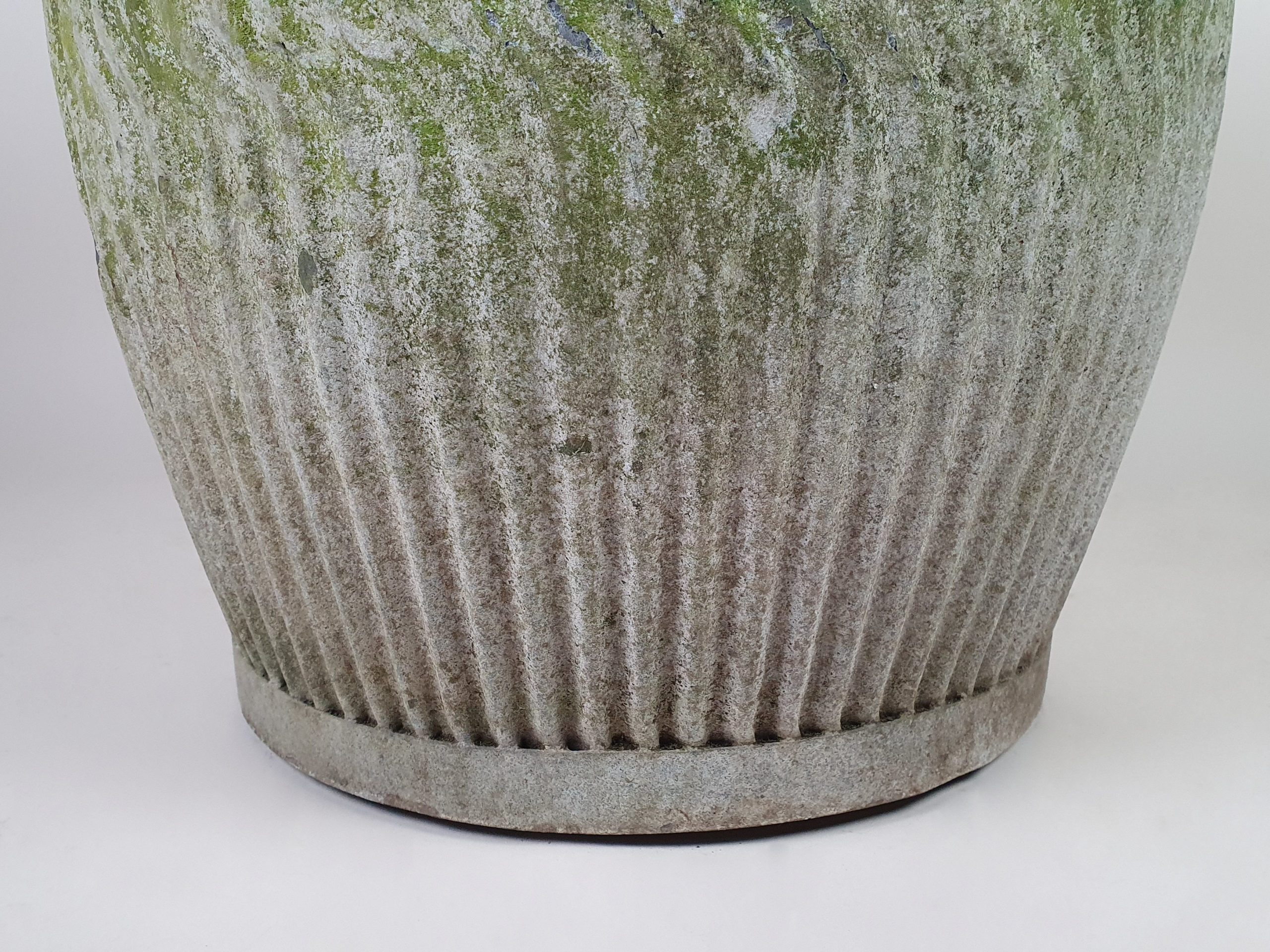 Pair of antique galvanised dolly tub Garden Planters