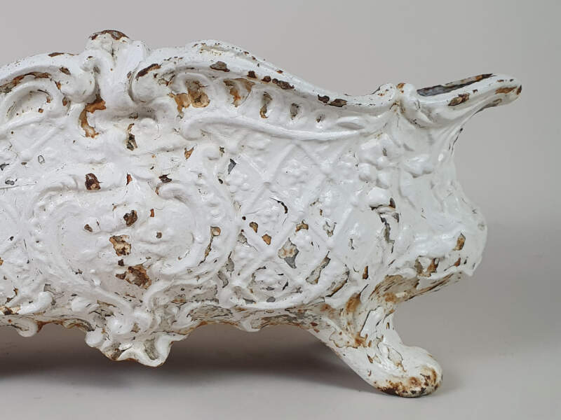 Large French Cast Iron Jardiniere