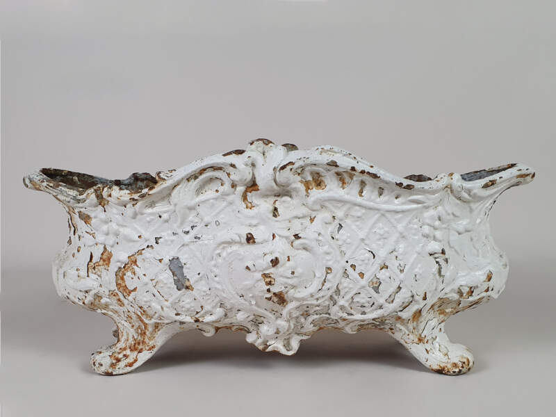 Large French Cast Iron Jardiniere