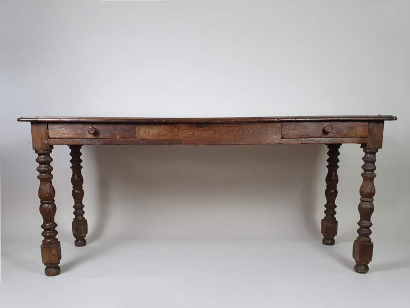18th century French oak country serving table