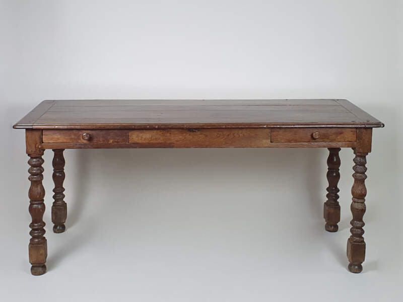 18th century French oak country serving table
