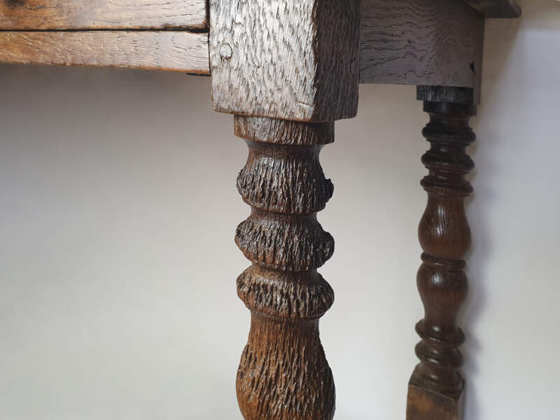 18th century French oak country serving table