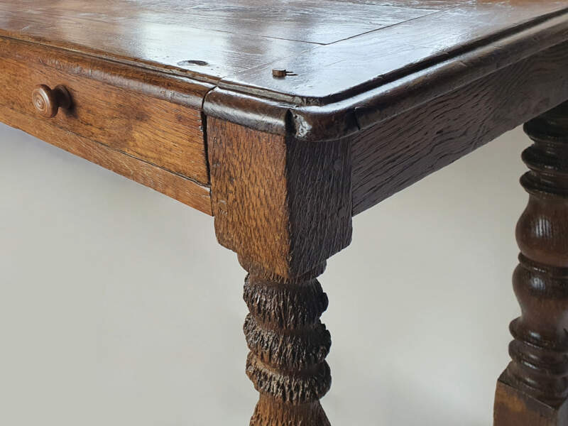 18th century French oak country serving table