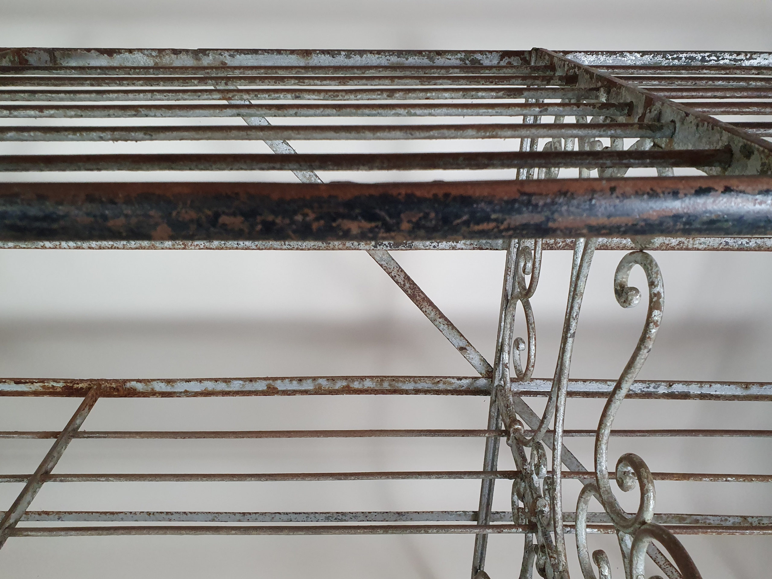 French wrought iron boulangerie or patisserie Stand