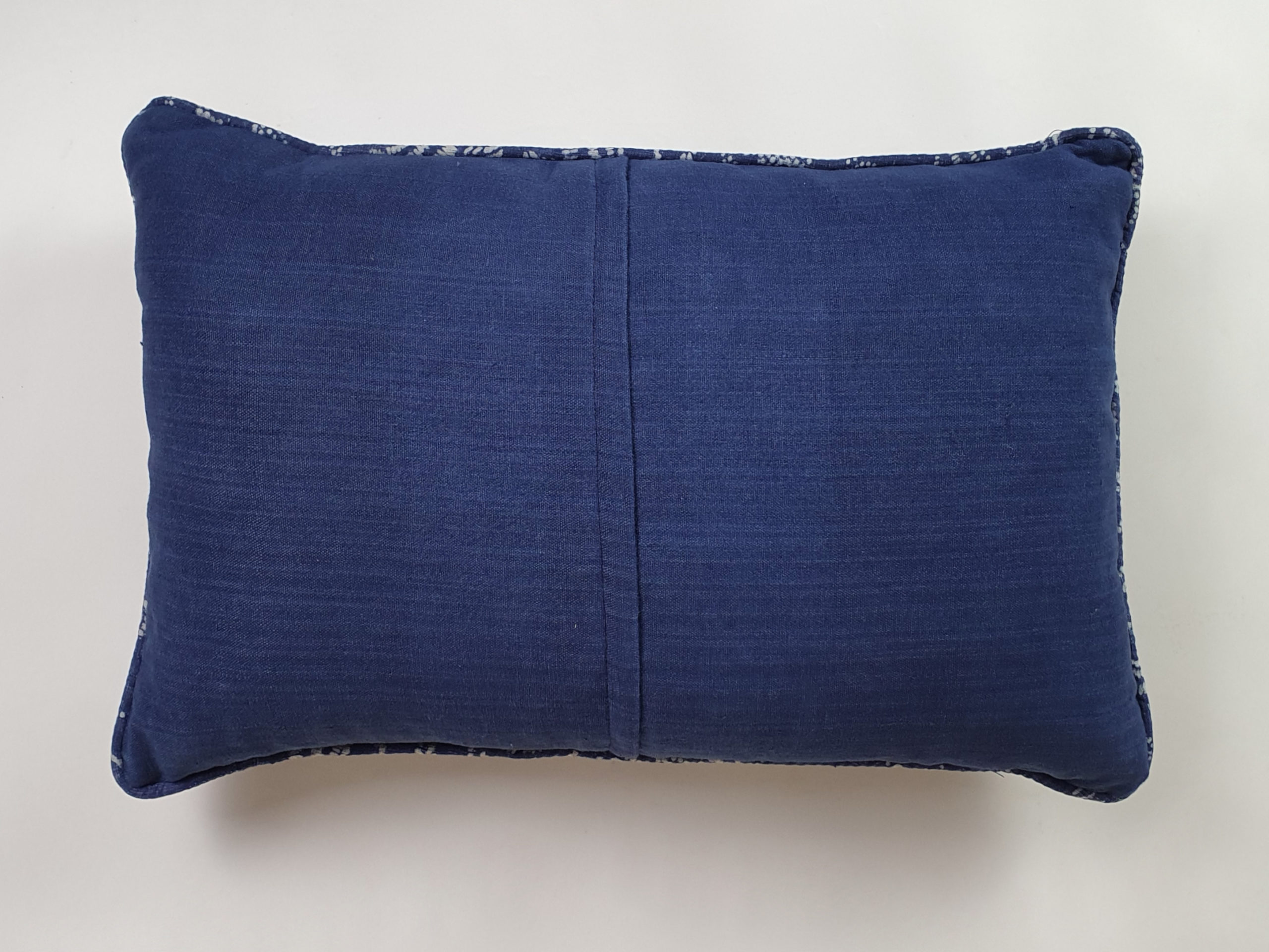 Mid Century Vietnamese indigo resist block printed Cushions