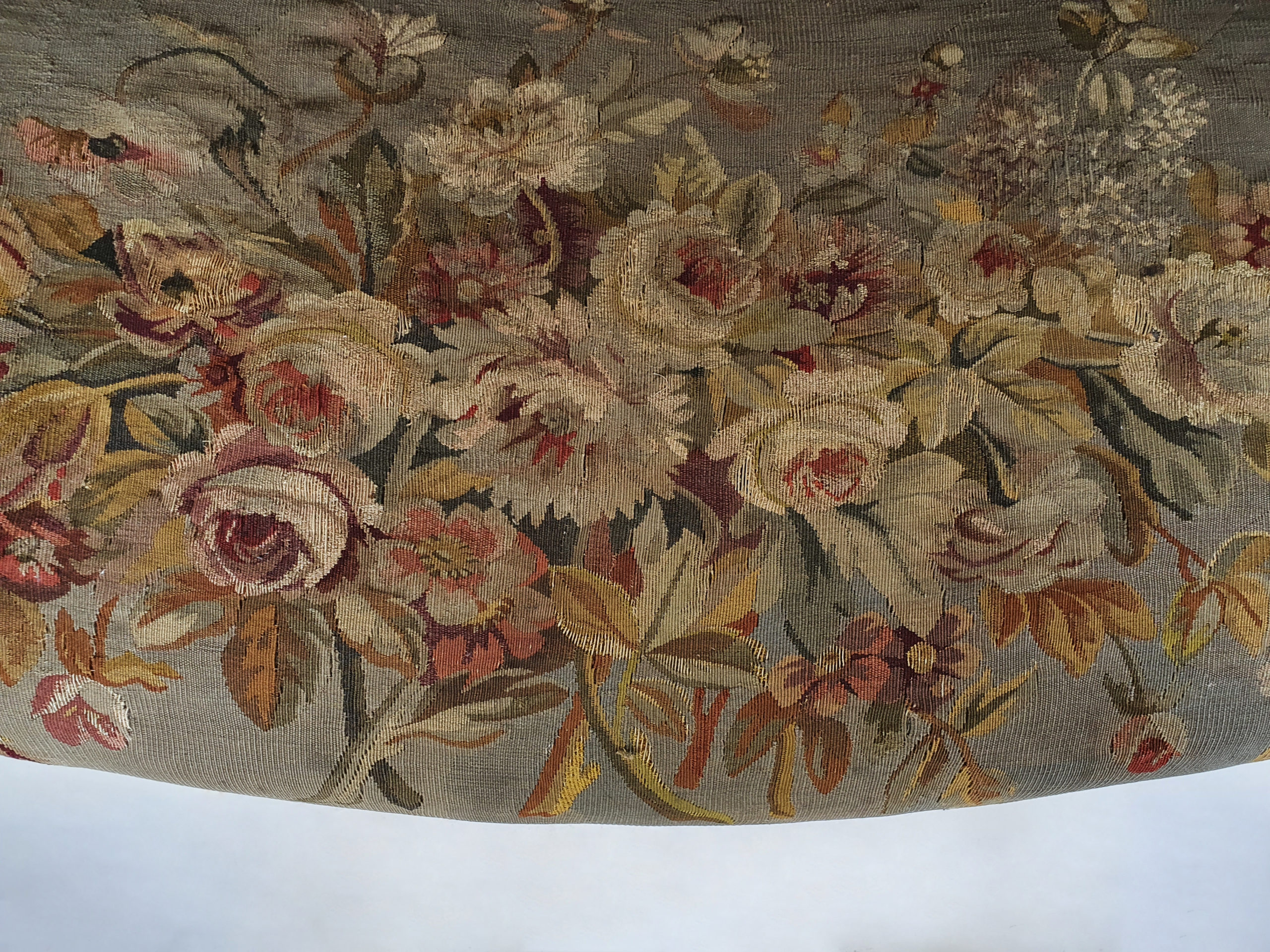 19th century French aubusson fruitwood Sofa