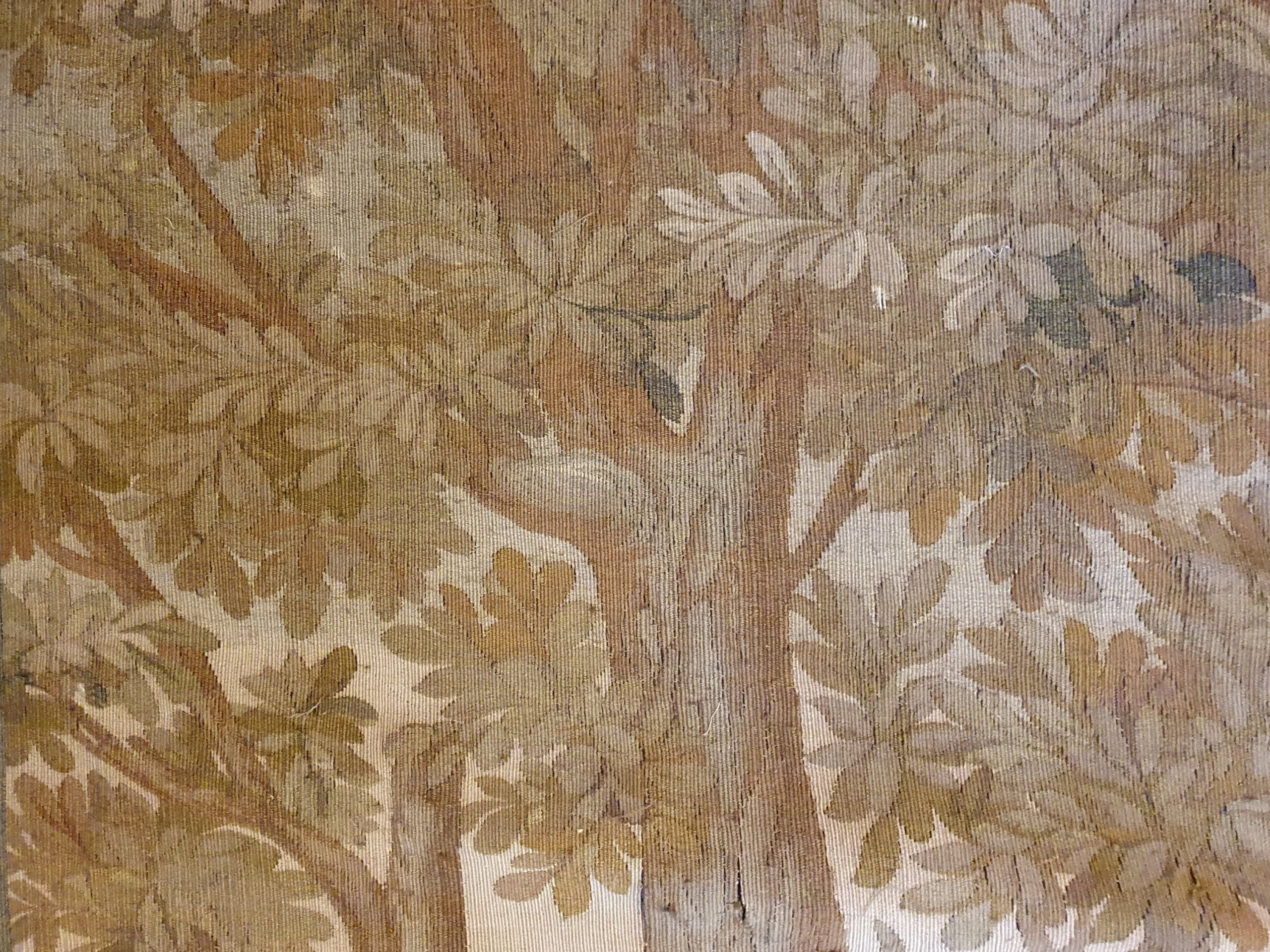Large Aubusson Tapestry from early 1800s, wonderful muted colours