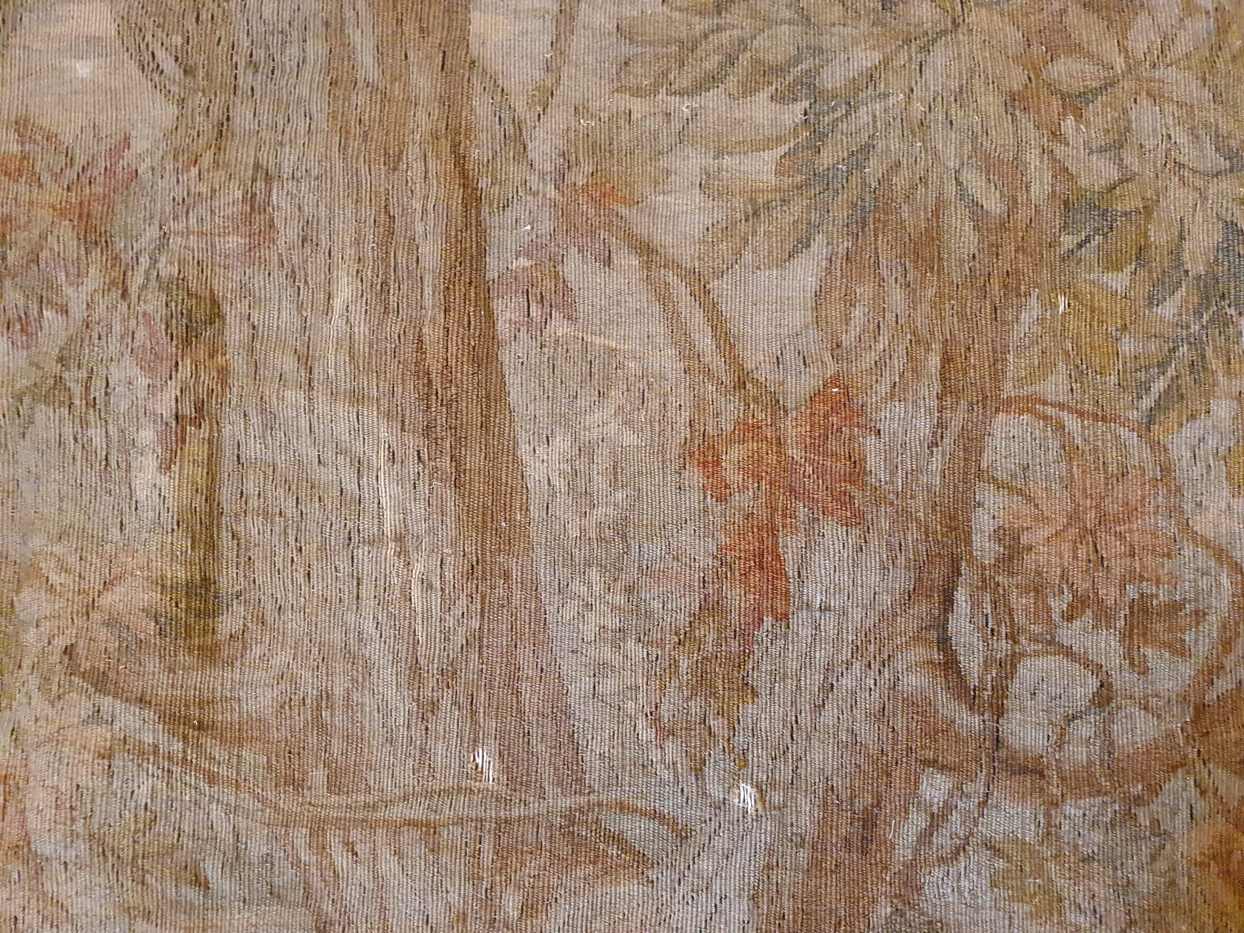 Large Aubusson Tapestry from early 1800s, wonderful muted colours