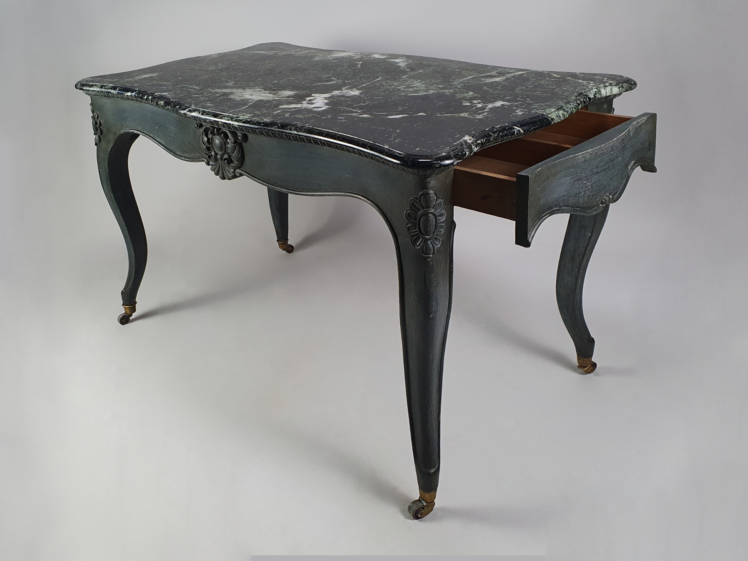 Decorative French Marble Top Table