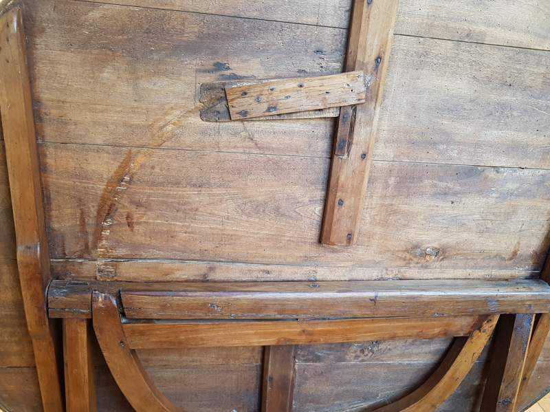 Large fruitwood Vendage or Wine Tasting Table