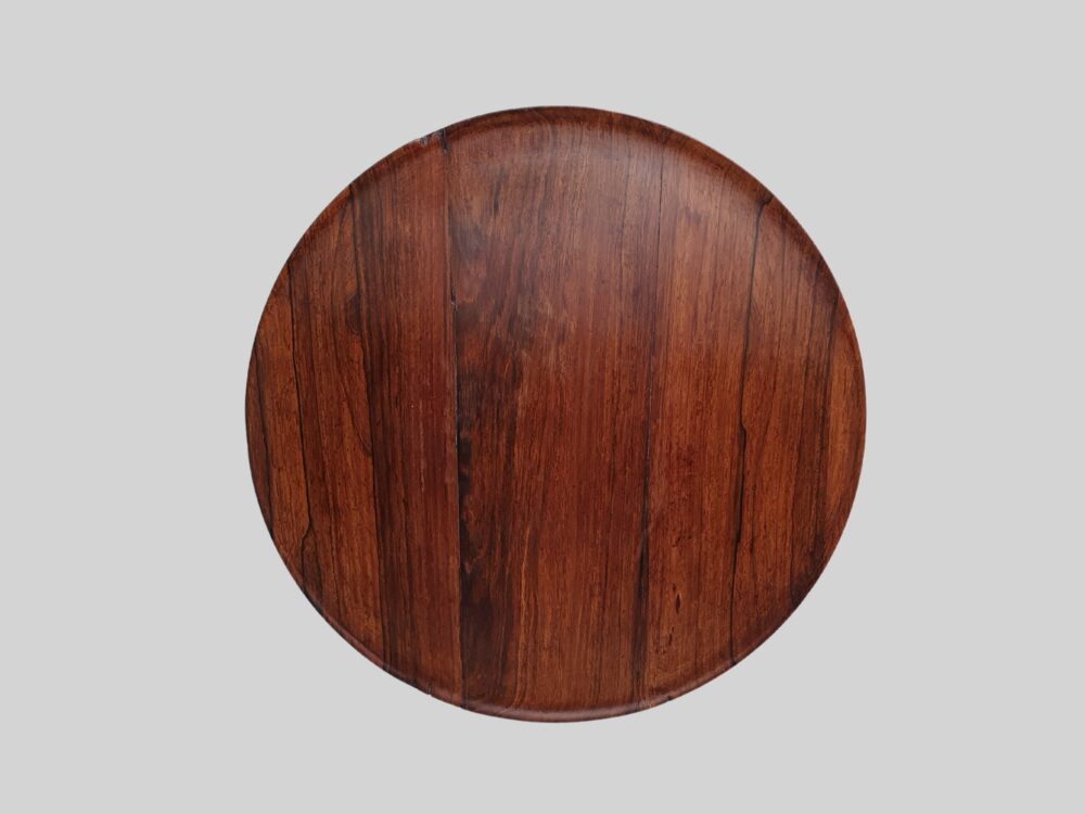 A William IV mahogany and rosewood antique Wine or Lamp Table