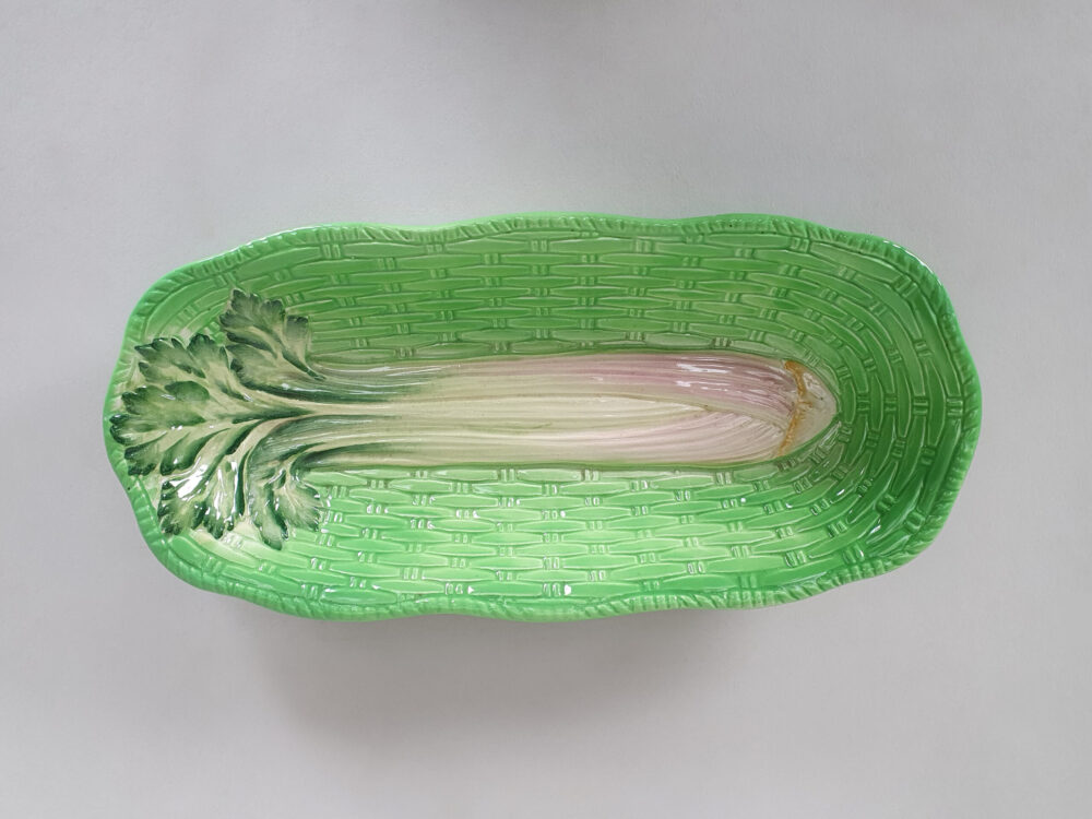 A pair of antique ceramic Beswick Ware Celery Dishes