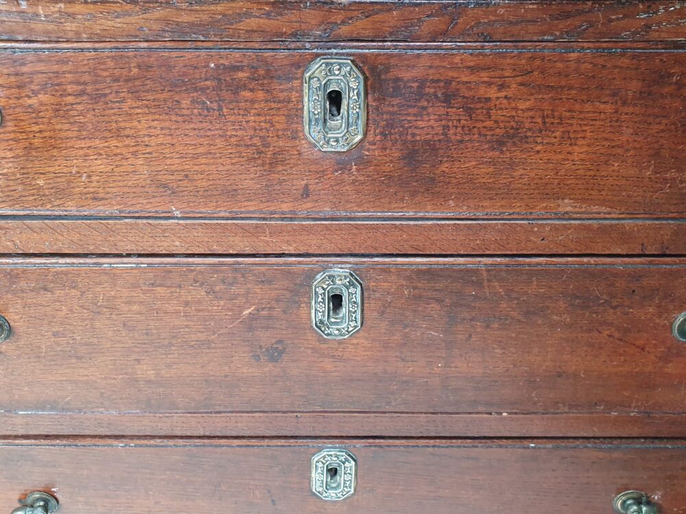 Antique 18th century Georgian oak Bureau and Writing Desk