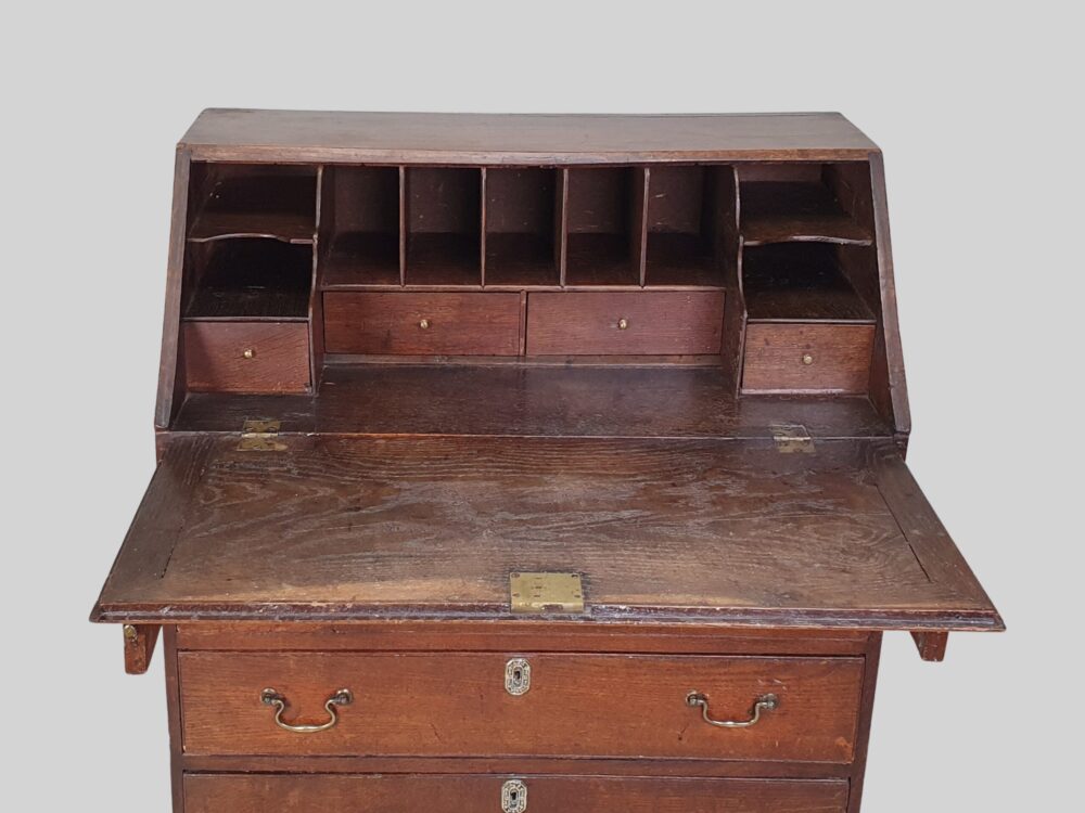 Antique 18th century Georgian oak Bureau and Writing Desk