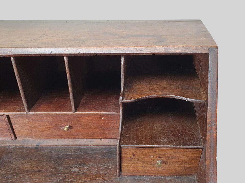 Antique 18th century Georgian oak Bureau and Writing Desk