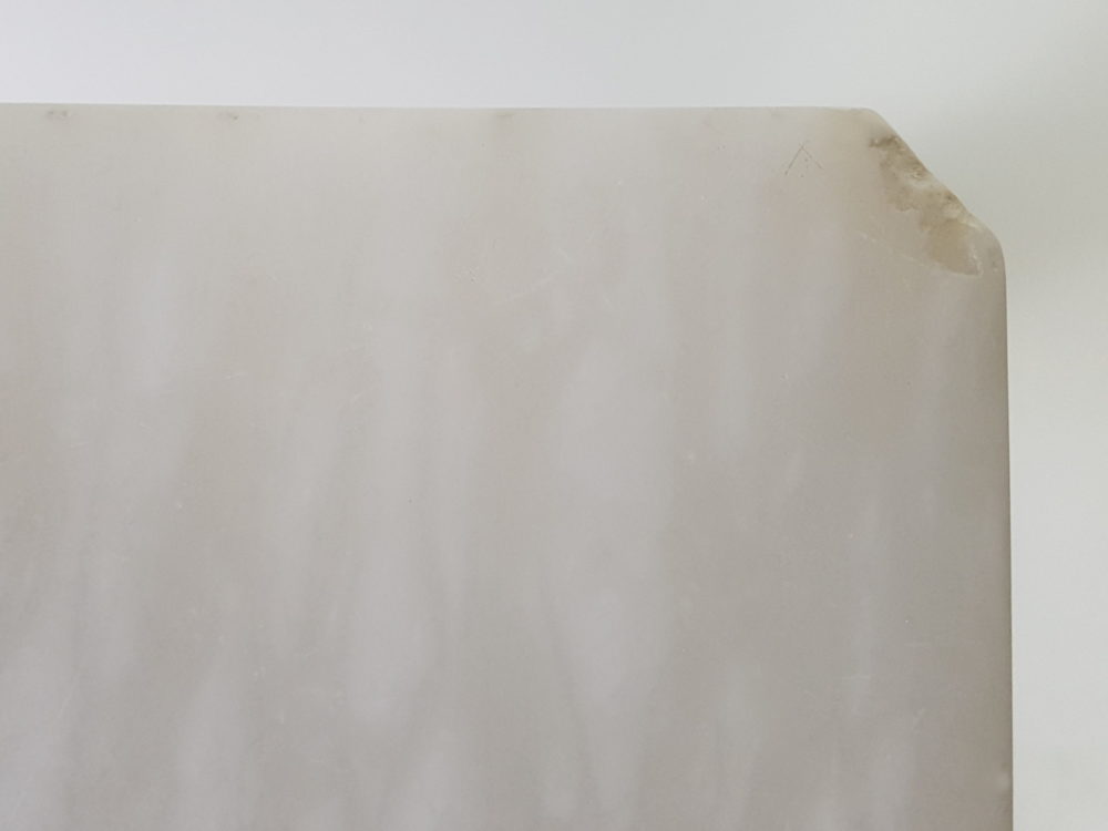 Antique 19th century tall white marble Pedestal