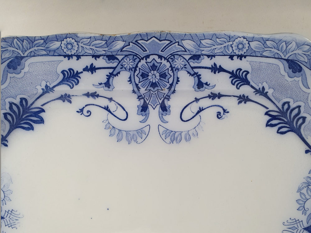 Antique Art Nouveau Burgess & Leigh Burslem Platter