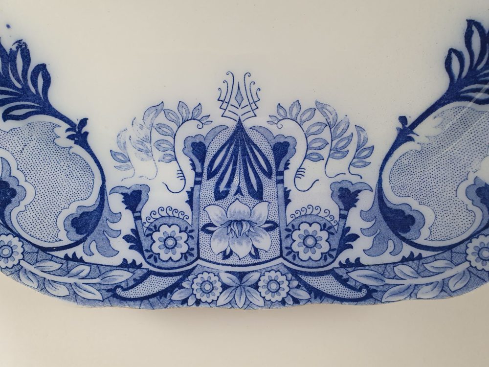 Antique Art Nouveau Burgess & Leigh Burslem Platter
