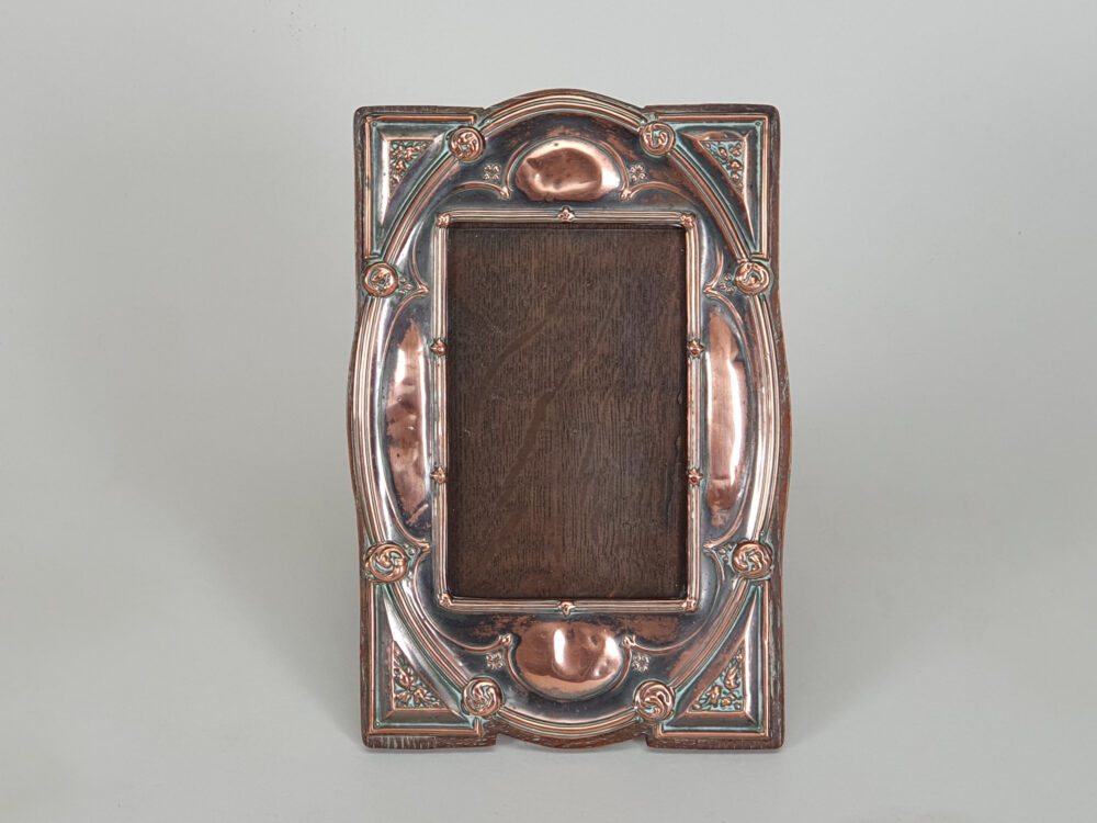 Antique Arts and Crafts copper Photograph Frame