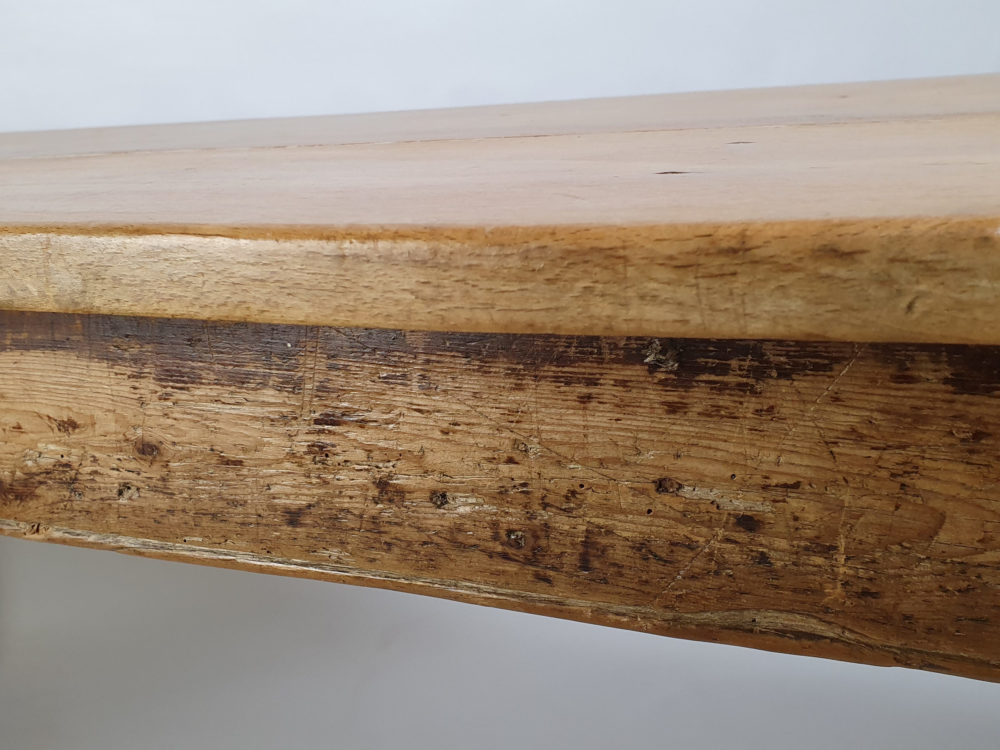 Rustic antique Beech Farmhouse Table