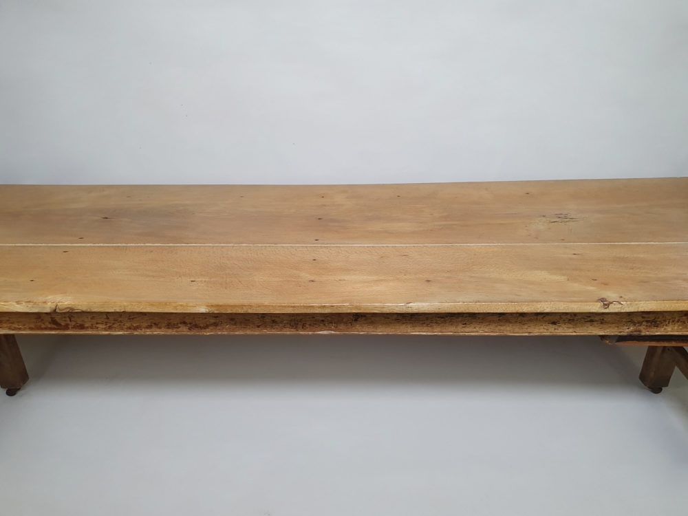 Rustic antique Beech Farmhouse Table