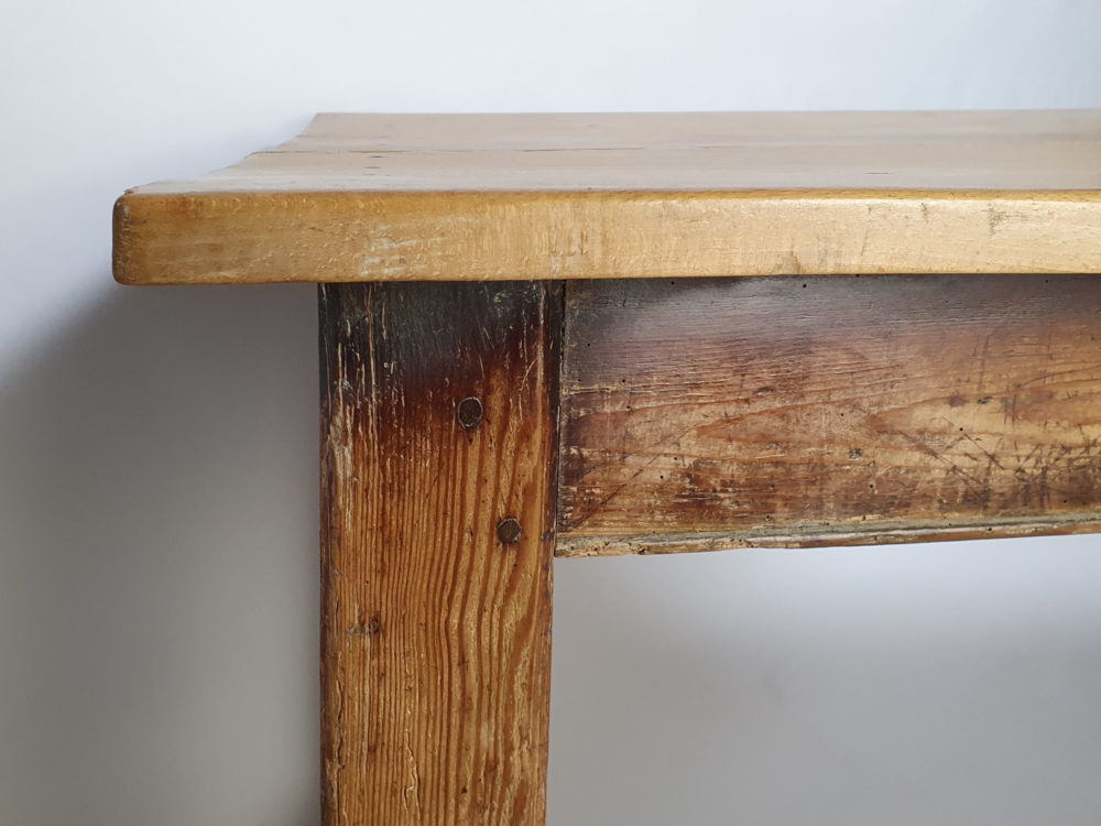 Rustic antique Beech Farmhouse Table