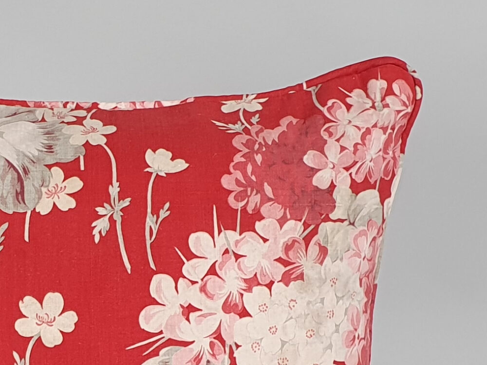 Antique Cushion in French floral fabric