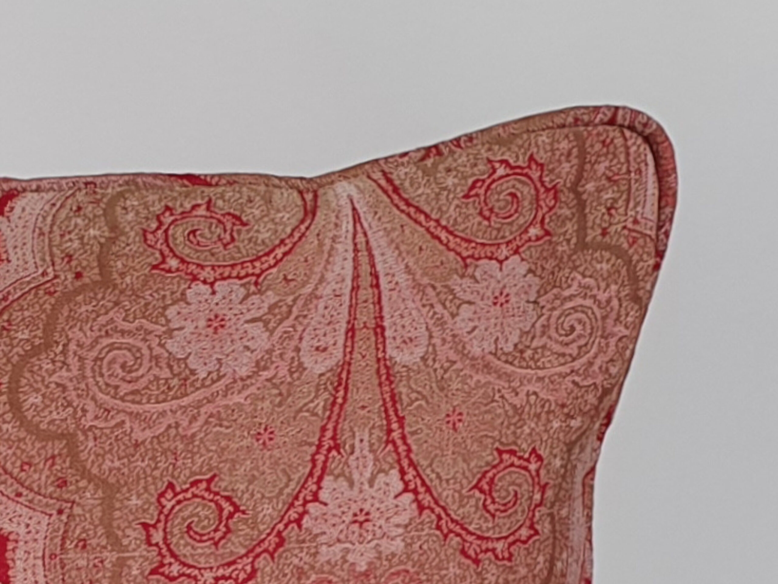 Antique Cushion made from Paisley Shawl