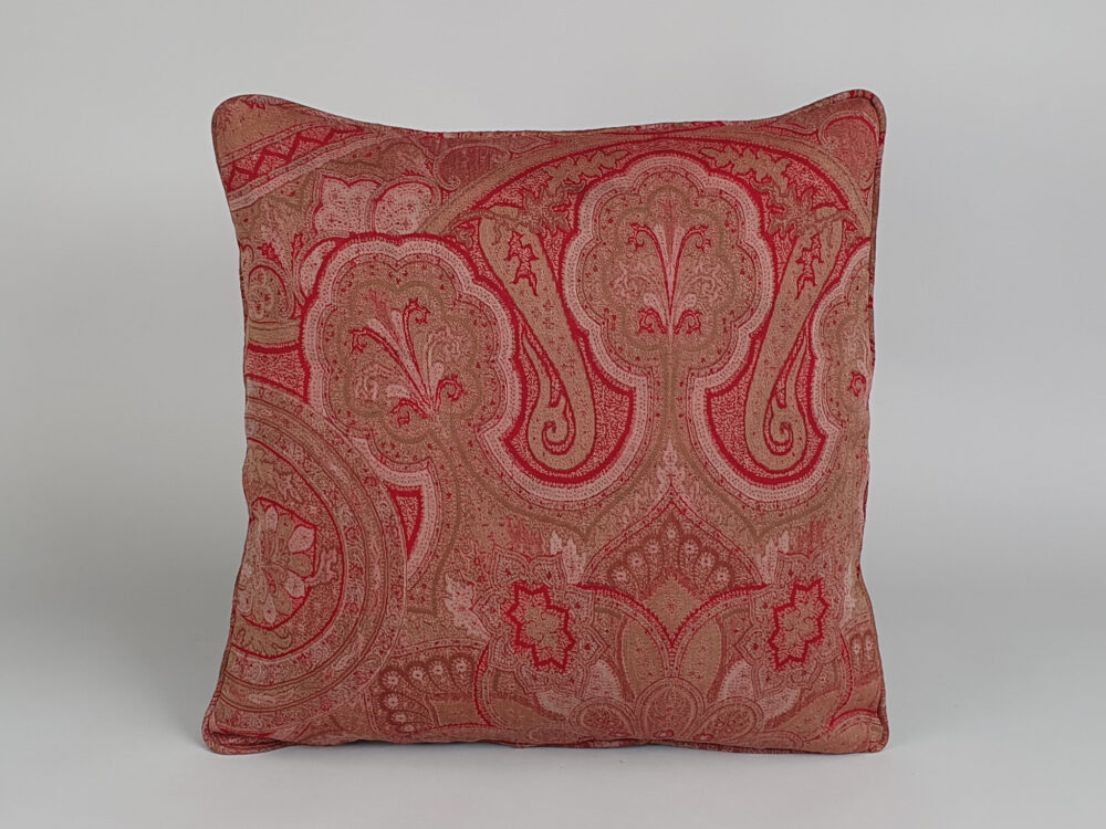 Antique Cushion made from Paisley Shawl