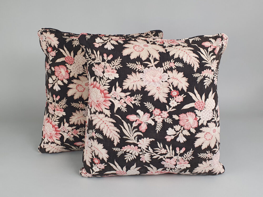 Antique Cushions in French floral fabric