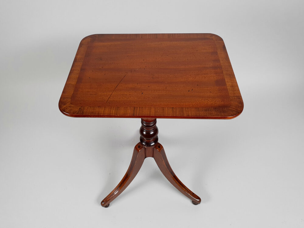 Antique Regency mahogany tripod Table