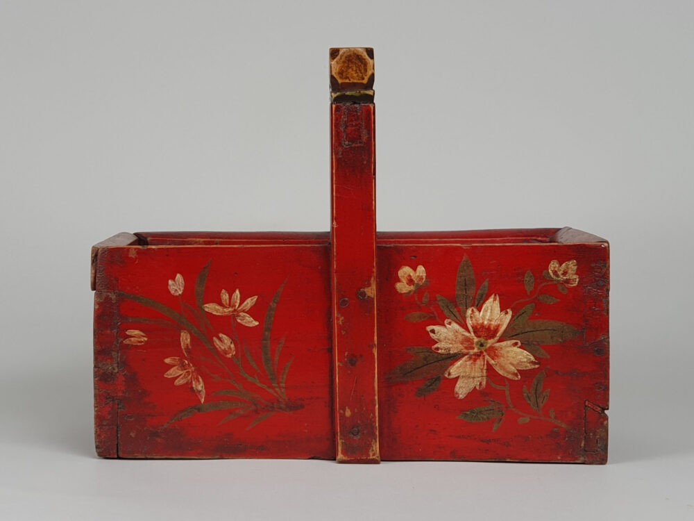 Antique Tibetan lidded Lunch Box