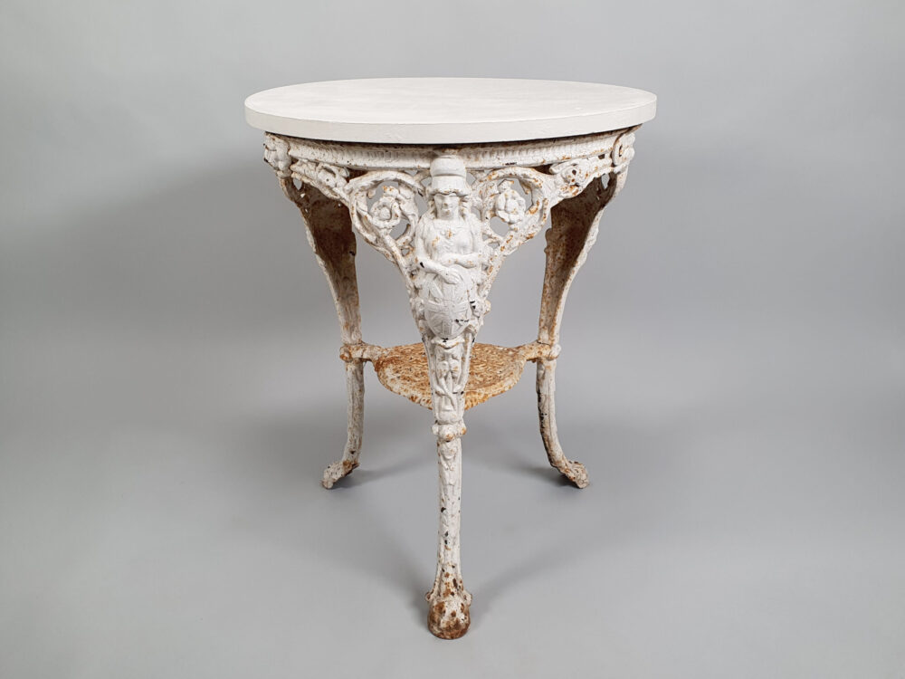 Antique Victorian cast iron garden Table