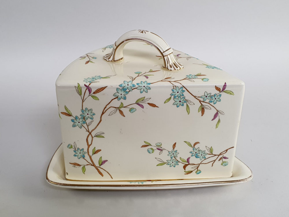 Antique Victorian lidded Cheese Dish by Powell, Bishop & Stonier from Oriental Ivory range