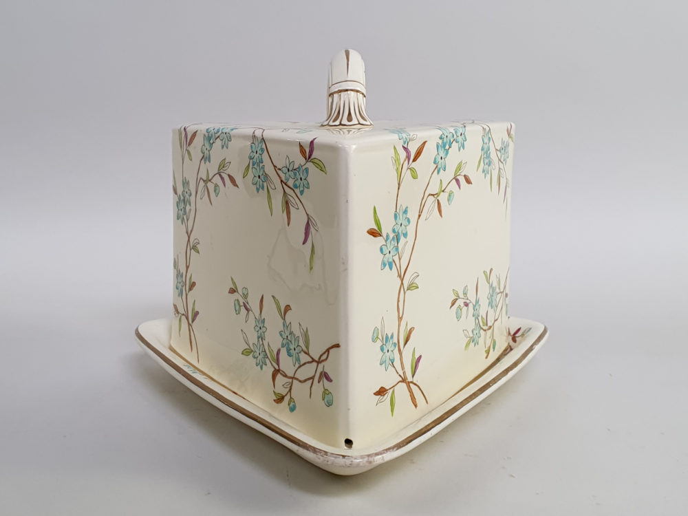 Antique Victorian lidded Cheese Dish by Powell, Bishop & Stonier from Oriental Ivory range